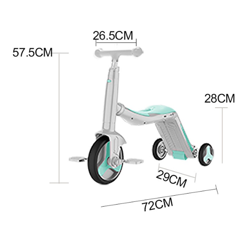 FL-868 3 i 1 børnescooter